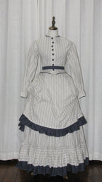 1870s Victorian  SeasideDress -ARCL1006