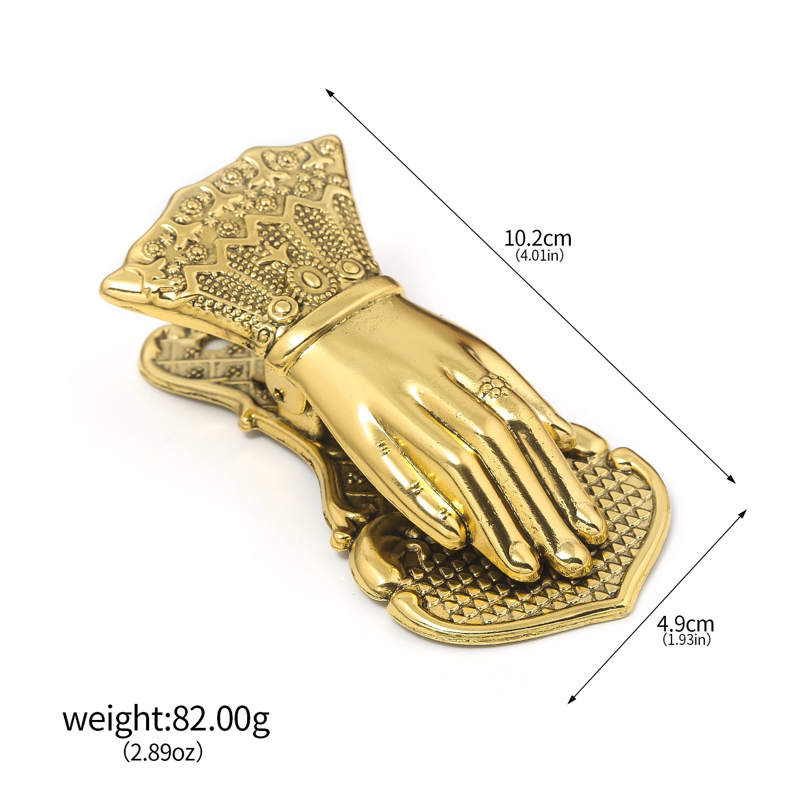 Victorian-Inspired Gold Hand Bookmark Clip | Ornate Metal Page Holder for Reading & Collecting ARCC1022