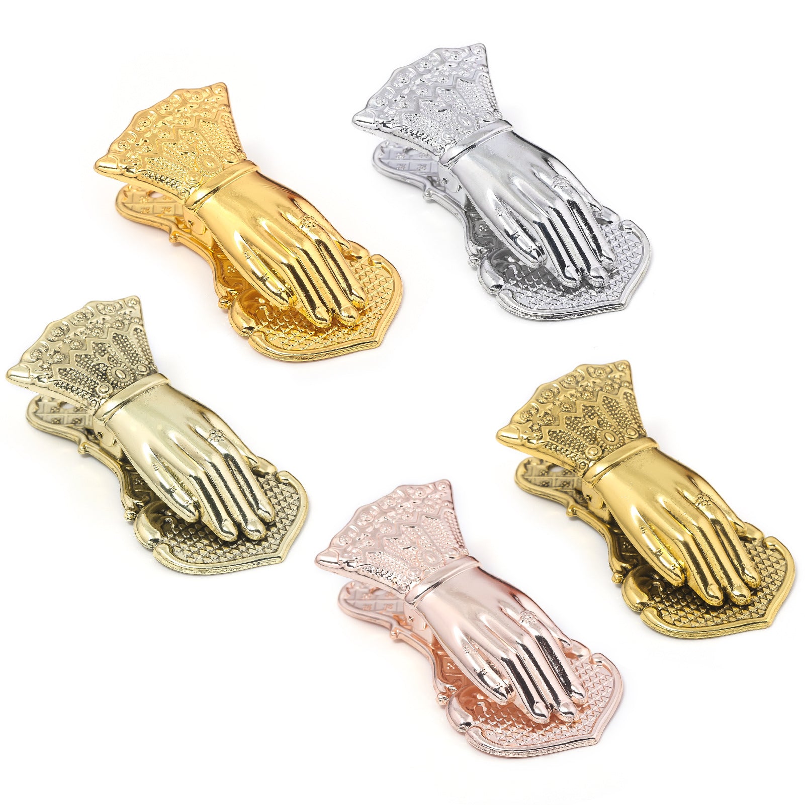 Victorian-Inspired Gold Hand Bookmark Clip | Ornate Metal Page Holder for Reading & Collecting ARCC1022