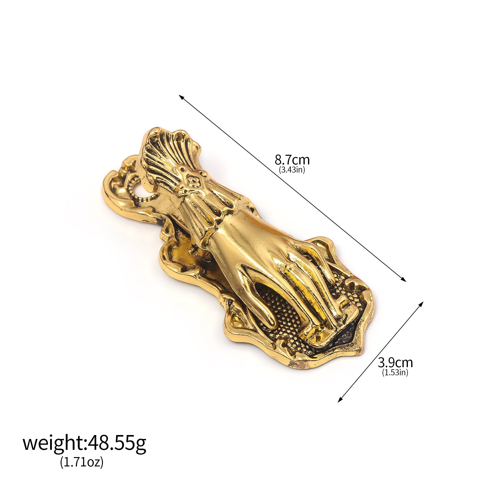 Victorian-Inspired Gold Hand Bookmark Clip | Ornate Metal Page Holder for Reading & Collecting ARCC1022