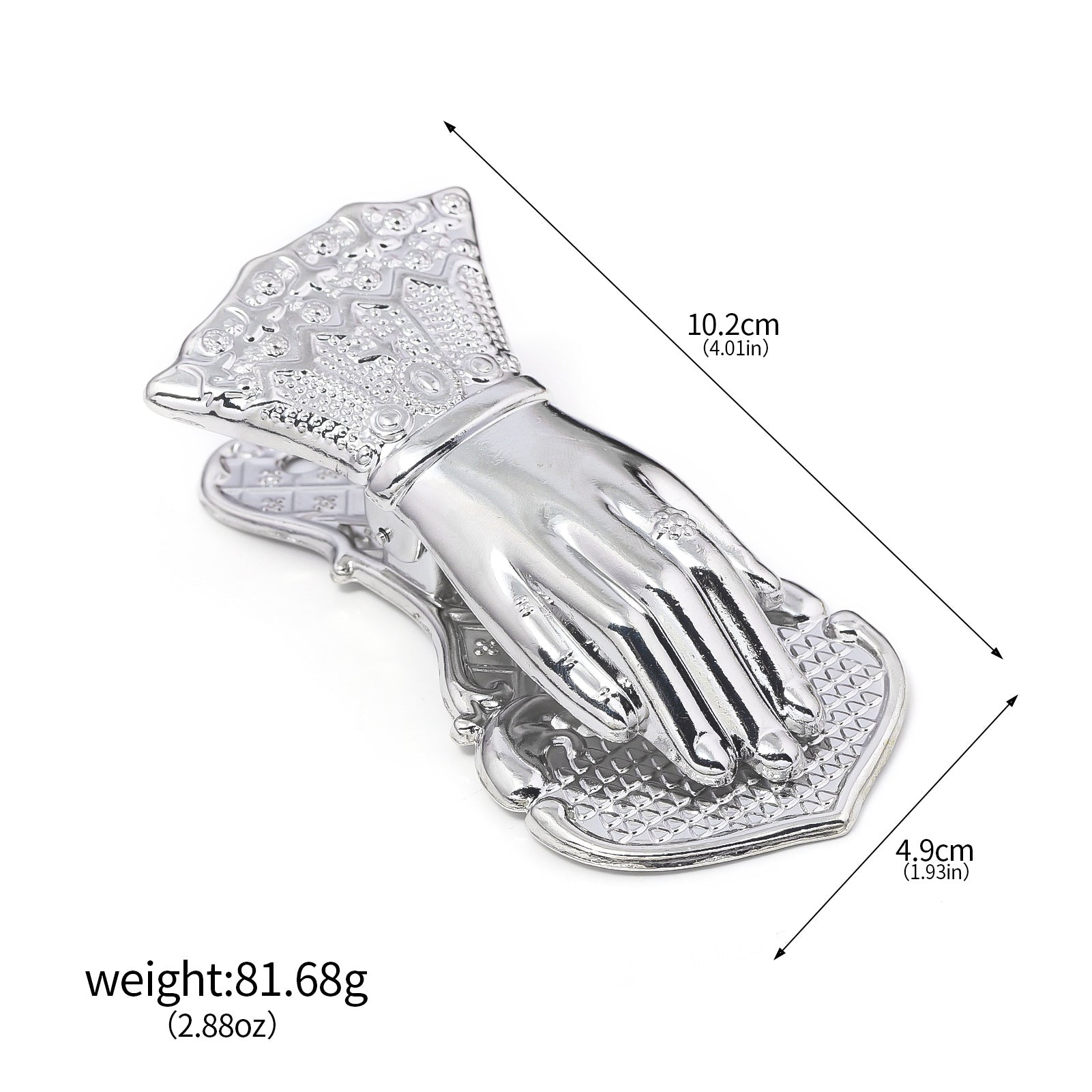 Victorian-Inspired Gold Hand Bookmark Clip | Ornate Metal Page Holder for Reading & Collecting ARCC1022