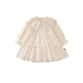 Victorian Inspired Ivory Peter Pan Collar Girl’s Dress | Embroidered Tulle Party Dress K4135455