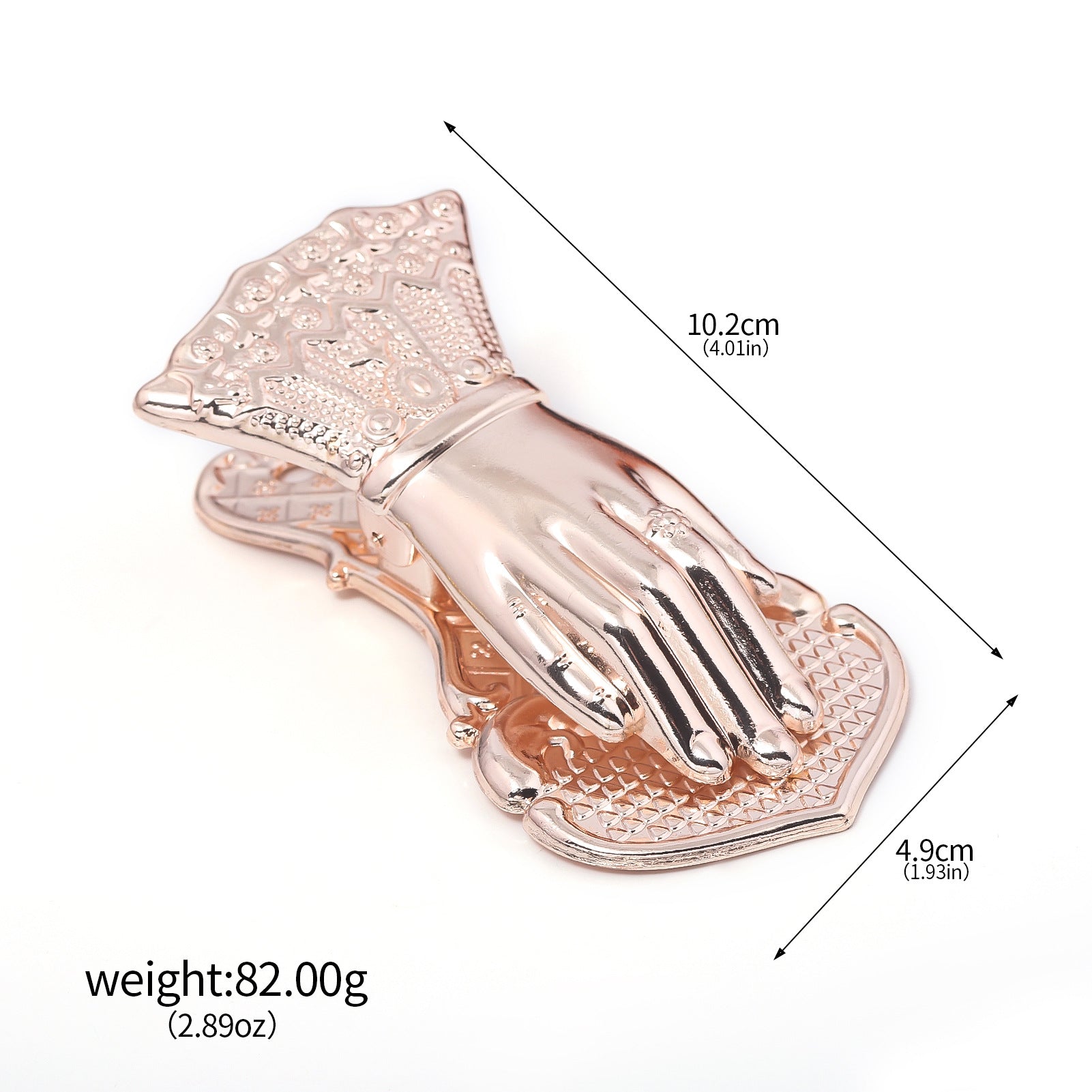 Victorian-Inspired Gold Hand Bookmark Clip | Ornate Metal Page Holder for Reading & Collecting ARCC1022