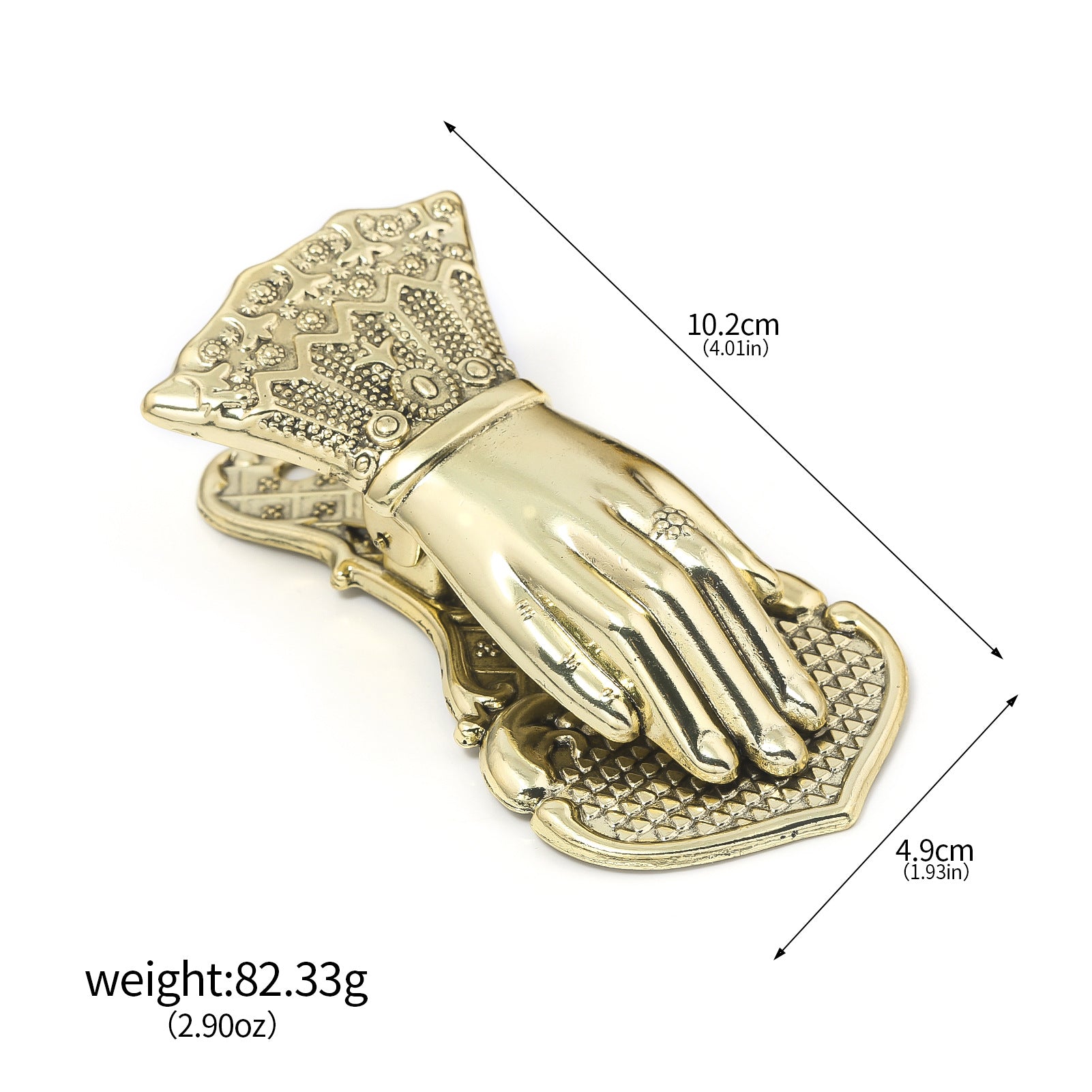 Victorian-Inspired Gold Hand Bookmark Clip | Ornate Metal Page Holder for Reading & Collecting ARCC1022